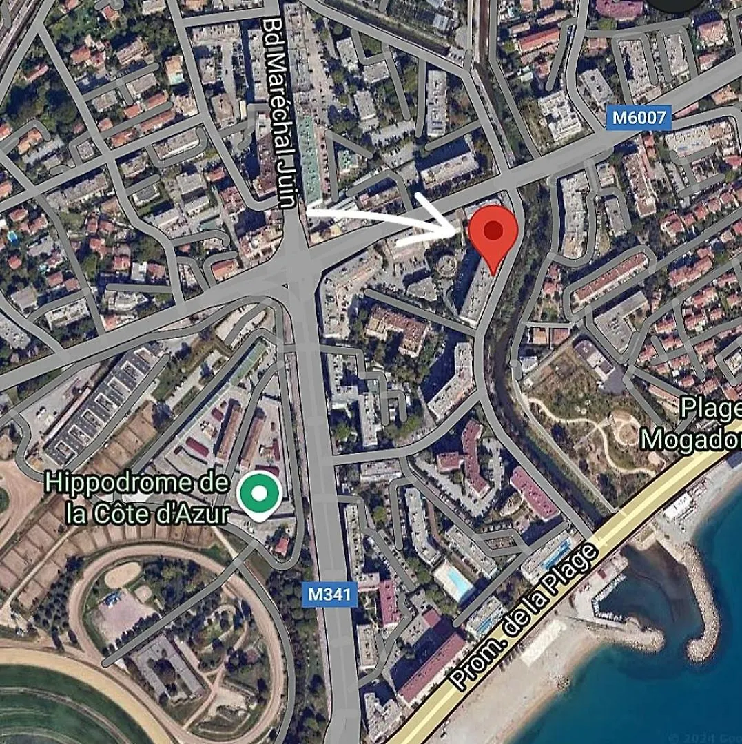 Apartment 2 Pieces Lumineux, Proche Plage, Parking, Clim, Hippodrome Cagnes-sur-Mer